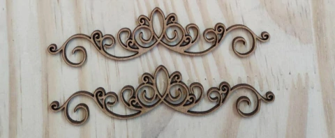 APLIQUE KIT C/2 ARABESCO - OA283