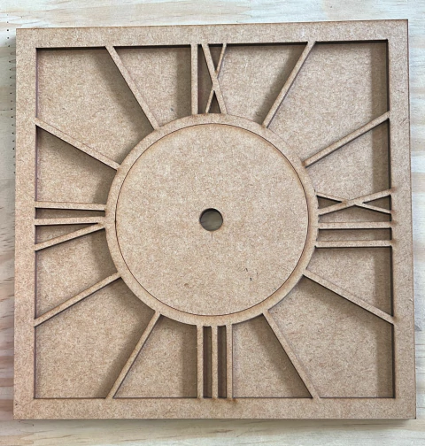 RELÓGIO QUADRADO MDF - OA1234