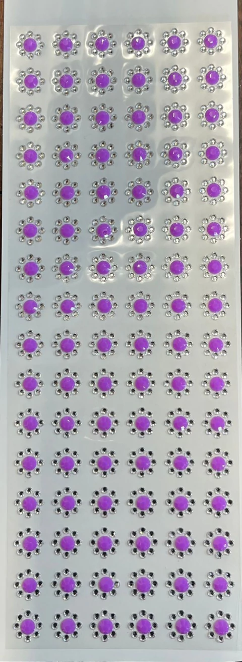 CARTELA STRASS LILÁS