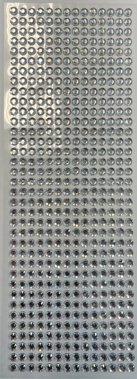 CARTELA STRASS PRATA