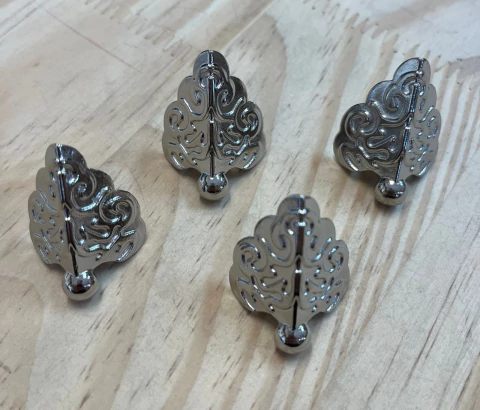 JOGO DE PÉS PRATA - PM1563