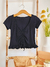 REMERA MORLEY FRUNCE CON TIRAS (ROXY) - comprar online