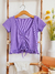 REMERA MORLEY FRUNCE CON TIRAS (ROXY) - tienda online