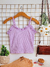 MUSCULOSA MORLEY TIRAS CON VOLADO (CHLOE) - tienda online