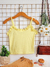 Imagen de MUSCULOSA MORLEY TIRAS CON VOLADO (CHLOE)