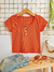 REMERA MORLEY ESCOTE U BOTON (SELENE) - tienda online