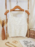 MUSCULOSA TEJIDA CUELLO V - tienda online