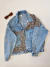 Imagen de CAMPERA JEAN IMPORTADA LEOPARDO