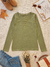 REMERA U LARGA M.L (CON LYCRA)