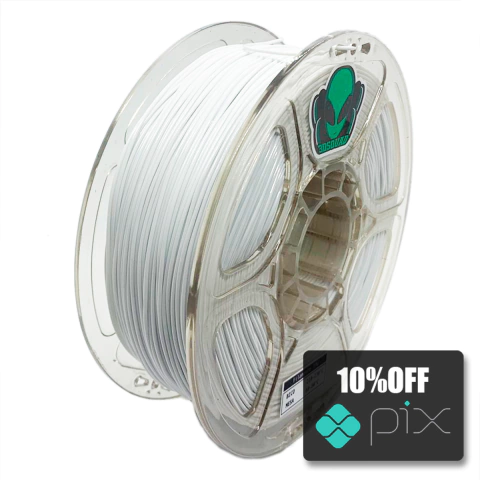 Filamento TPU+ 1.75mm branco 98A - comprar online