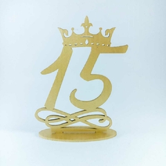 Topo em Mdf tema 15 anos