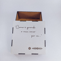 Caixinhas em Mdf com Código Música Spotify - comprar online