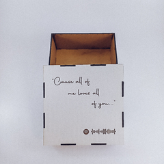 Caixinhas em Mdf com Código Música Spotify - Art e Cina
