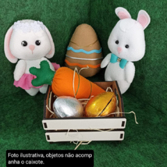 Kit com 5 Mini Caixotes em MDF Branco - comprar online
