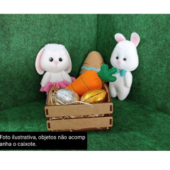 Kit com 5 Mini Caixotes em MDF Cru - comprar online