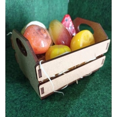 Kit com 5 Mini Caixotes em MDF Cru na internet