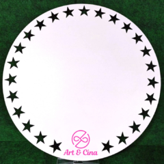 Cake Board Borda com Estrelas