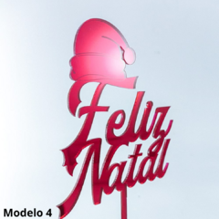 Topos Feliz Natal em Acrilico - comprar online