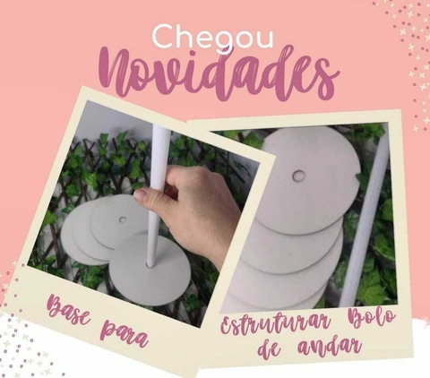 Base para estruturar Bolo de andar (Guindaste)
