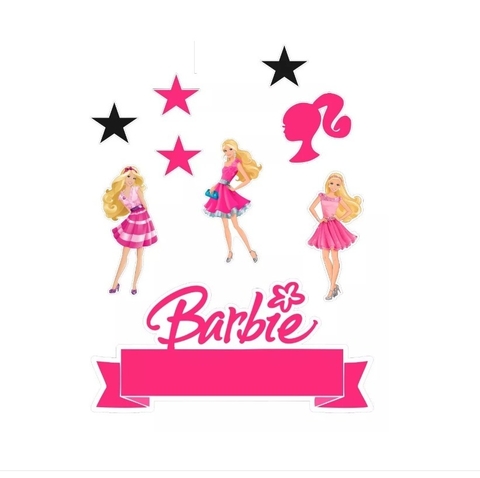 Topper para Bolo Barbie 1