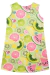 Vestido Infantil Trapézio Frutas - Marmelo Kids | Moda Infantil e Jovem