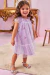 Vestido Infantil Jardim das Borboletas