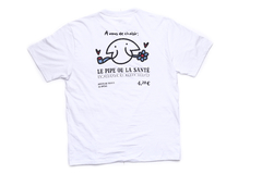Camiseta Le Pipe ou La Santé Branca