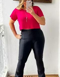 Camiseta manga curta, Cropped