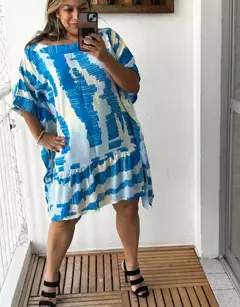 Vestido Curto, Manga Morcego -Vestido Ba