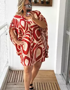 Vestido curto, Manga Morcego , Cléo