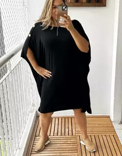 Vestido curto Manga Morcego, Vestido Liz - Lunaê Store
