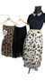 Saia Tule estampas de flores - loja online