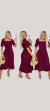 VESTIDOS PLISSADOS cores lisas na internet