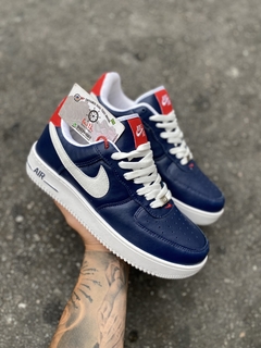 air force 1 azul vermelho - comprar online