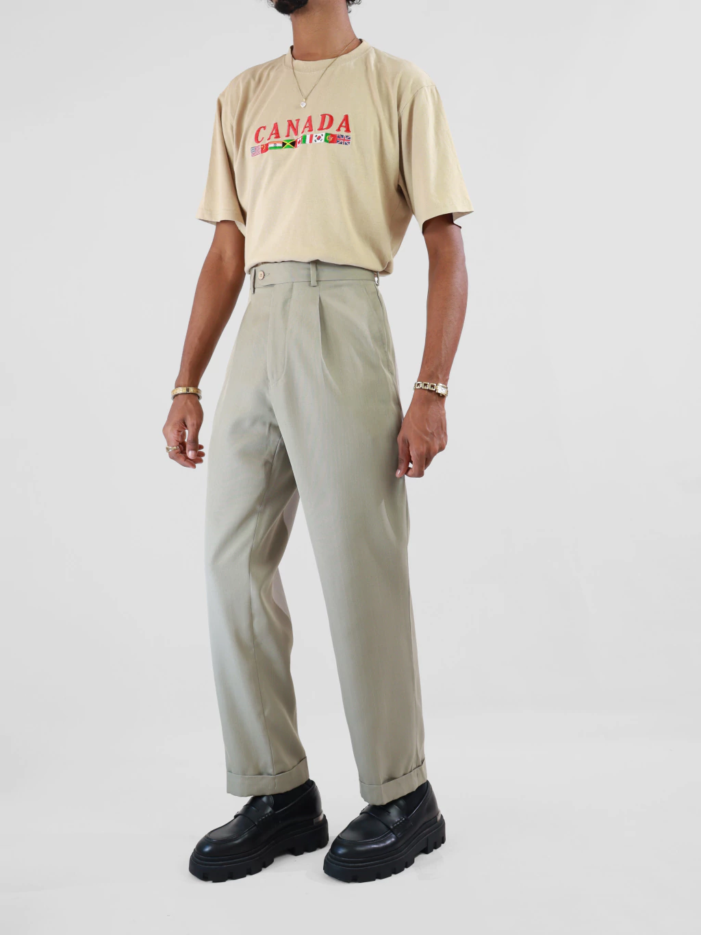 38/40 | calça alfaiataria texbasic importada