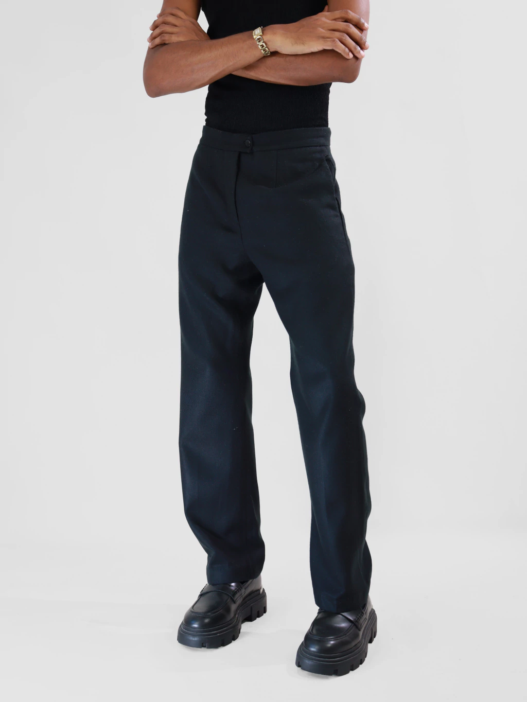 36/38 | Calça de Lã Sadae Rio Vintage
