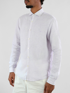 p | camisa de linho lavanda richards - comprar online