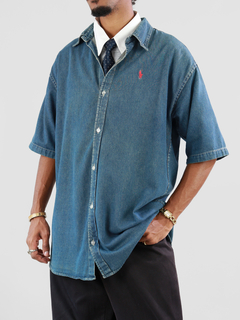 gg | camisa jeans ralph lauren - loja online