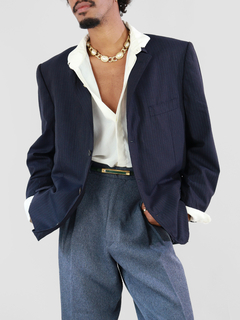 g | blazer de lã francesco smalto vintage - comprar online