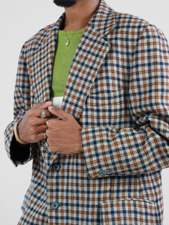 g | blazer de lã the gay blade vintage - comprar online