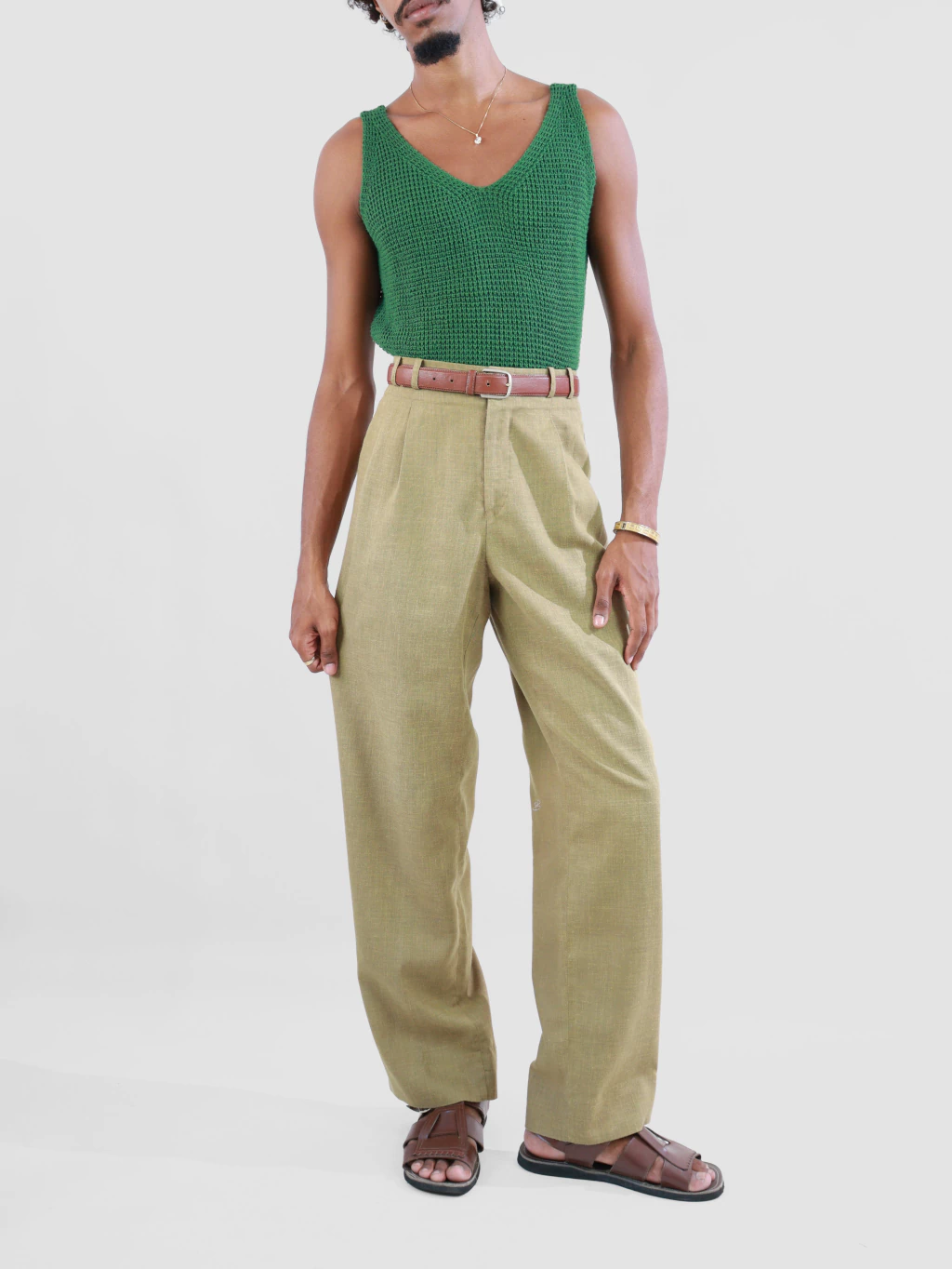 40/42 | calça alfaiataria de linho stormy rio