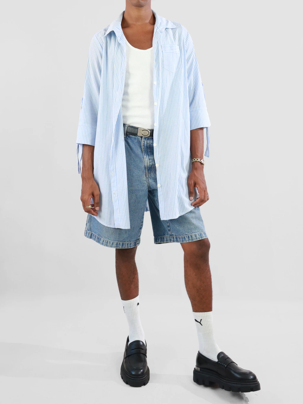p/m | camisa listrada mercatto