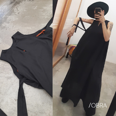 Vestido PLUM lino negro - soyobra