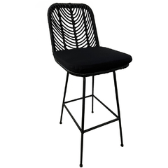 Banqueta Kakadu Negra