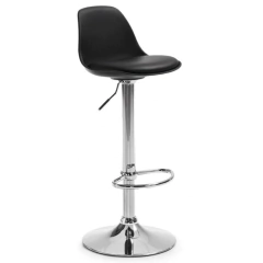 Set x2 Banqueta Tulip Regulable Negra - comprar online