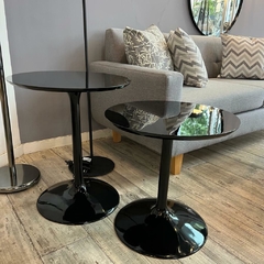 Mesa Auxiliar Tulip Negra 60cm alto - comprar online