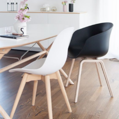 Sillón Hay Negro Pata Símil Madera en internet