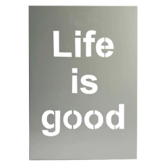 Cuadro Frase Life Is Good 35X50
