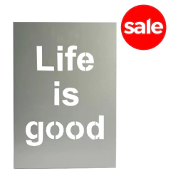Cuadro Frase Life Is Good 35X50 - comprar online