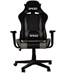 Sillón Gamer Speed Pro Gris y Negro